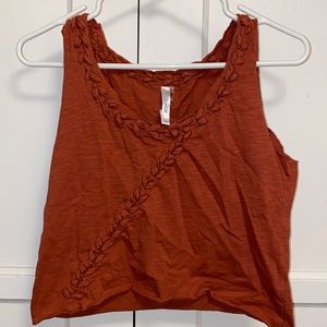 MURMUR Small Copper Orange Crop Top